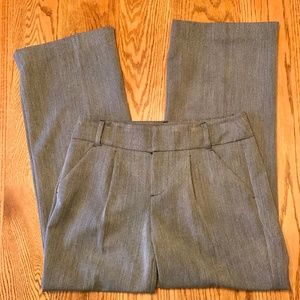 "Elle" dress pants, straight leg, blk/wht tweed, 6, EUC